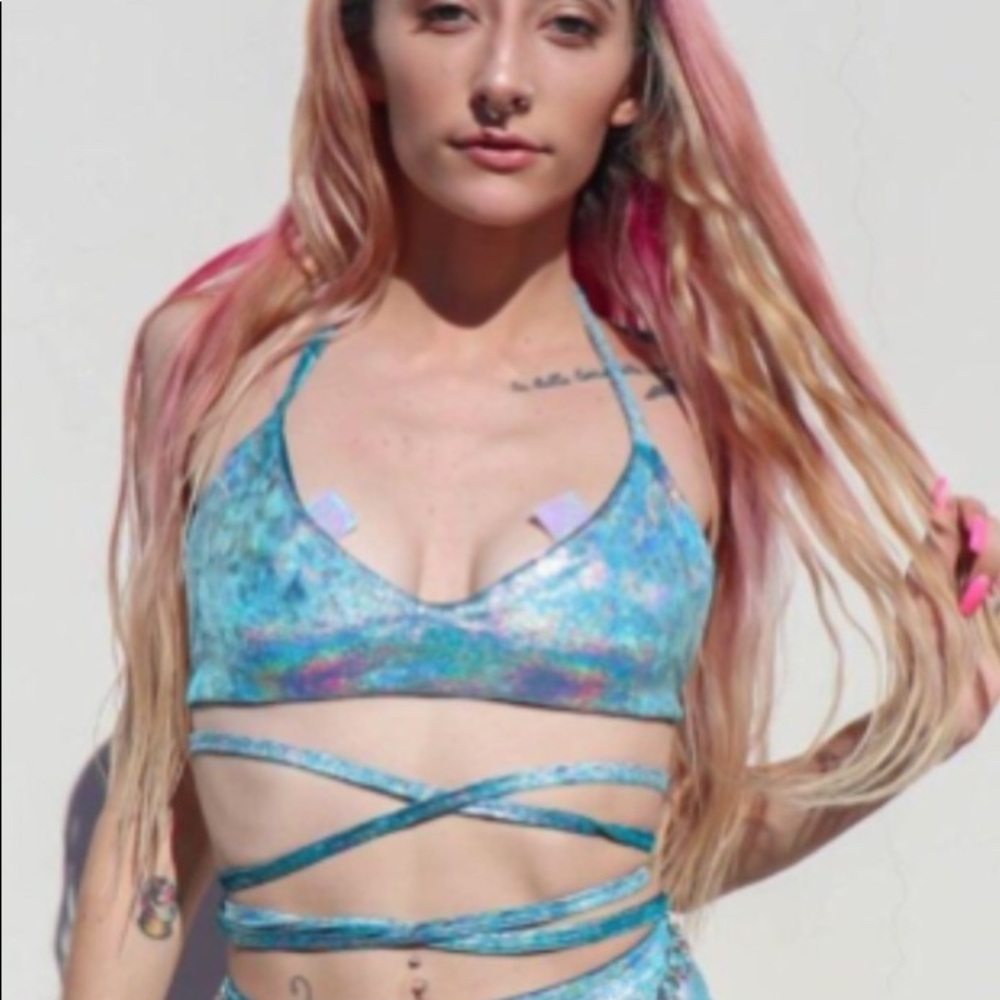 Freedom rave wear Bralette